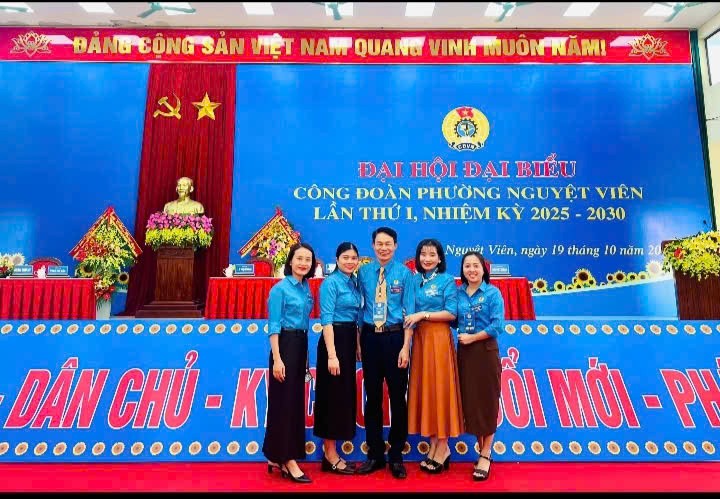 CÔNG ĐOÀN TRƯỜNG CAO ĐẲNG BÁCH KHOA VIỆT NAM THAM DỰ ĐẠI HỘI ĐẠI BIỂU CÔNG ĐOÀN PHƯỜNG NGUYỆT VIÊN