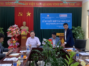 KÝ KẾT HỢP TÁC VỚI TRƯỜNG CAO ĐẲNG CÔNG NGHIỆP  HYUN DEI HÀN QUỐC