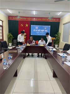 TRƯỜNG CĐ BÁCH KHOA VIỆT NAM KÝ KẾT HỢP TÁC VỚI CÔNG TY HÀN QUỐC